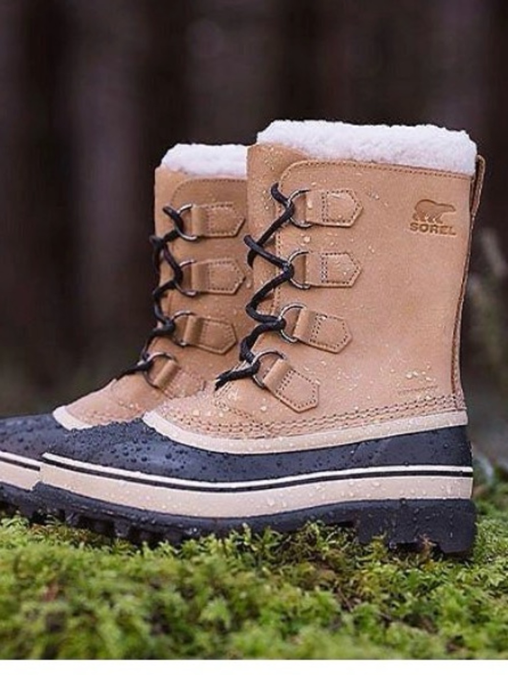 SOREL Men’s Caribou II Waterproof Snow Boots Size 13 Tan Buff NM1000-280⁠